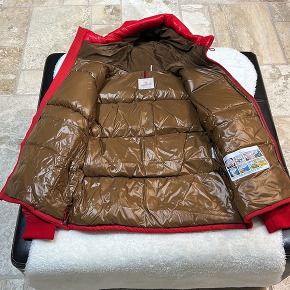 Moncler Red Down Eloy Jacket - Picture 9 of 15
